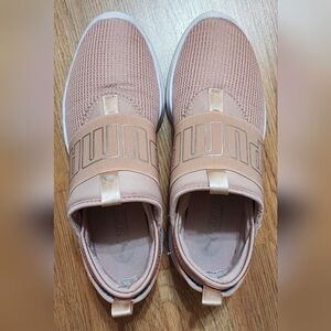 Puma Pink Slip-On Sneakers